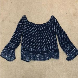 women’s off the shoulder shirt